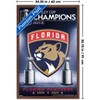 Trends International NHL Florida Panthers - 2025 Stanley Cup Team Logo Framed Wall Poster Prints - 3 of 4