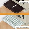 71" Dog Crate Furniture,  Double Kennel TV Stand for 2 Dogs with Divider and Barn Doors, Indoor Dog Cage - 4 of 4