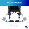 Invacare Wheelchair Legrest with Swing-Away Design, Adjustable Length and Flip-Up Footplate - 2 of 4
