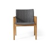 Christopher Knight Home 2pc Bryan Wicker and Acacia Wood Outdoor Club Chairs Gray/Teak - 4 of 4