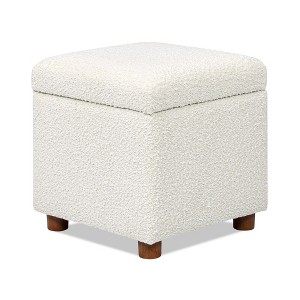 Jennifer Taylor Home Jacob 18" Storage Cube Ottoman - 1 of 4