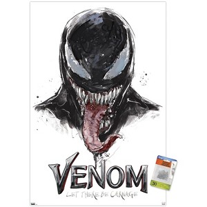 Trends International Marvel Venom: Let There be Carnage - Illustration with Tongue Unframed Wall Poster Prints - 1 of 4