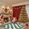 Christmas Plaid  Rug - Washable Non-Slip Reindeer Rug, Stain Resistant Foldable Floor Mat for Entryway, Porch, Bedroom, Multiple Sizes & Colors - 2 of 4