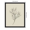 Amanti Art Line Drawn Flowers 1 by Border Bloom Canvas Wall Art Print Framed 16 x 20-in. - 4 of 4