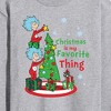 Men's - Dr. Seuss - Christmas Is A Family Thing Long Sleeve Graphic T-Shirt - 2 of 4