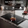 36”Built-in Cooktop with 5 Burner, 8900W Cooktop with Hot surface indicator, Knob control Stove Top for boiling,stewing,frying,searing, ETL Certified - 4 of 4