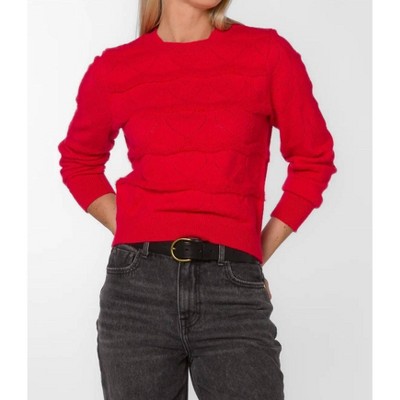 Women's Brinley Jacquard Sweater - Velvet Heart