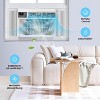 10,000 BTU Window Air Conditioner, 115V, Window AC Cools up to 450 Sq. Ft,  3 Cooling & Fan Speeds, Auto Restart - 4 of 4