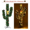 Resenkos 6-Ft Cactus Style Artificial Christmas Tree with LED Lights - - 3 of 4