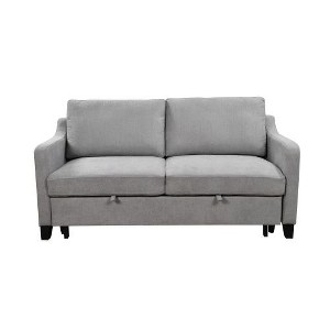 SYFERLORY 69"3 in 1 Convertible Queen Sleeper Sofa Bed, Modern Fabric Loveseat Futon Sofa Couch - 1 of 1