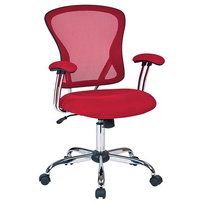 Juliana Task Chair Red Mesh - OSP Home Furnishings