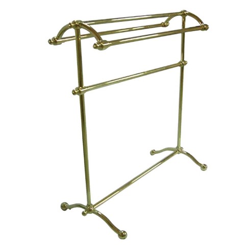 30 Solid Brass Towel Bar Brass and Polished Chrome