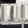 Urban Ambiance Luxury Contemporary Bath Light 11.5''H x 22.125''W,  Brushed Nickel Finish,  Parkes Collection, UHP4222 - 3 of 4