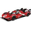 Ferrari 499P Modificata #24 Red with Italian Flag Stripes "Racing" Series 1/18 Diecast Model Car by Bburago - 2 of 3