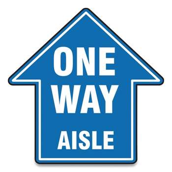 Slip-Gard Social Distance Floor Signs, 17 x 17, Slip-Gard Social Distance Floor Signs, 17 x 17,