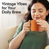 Omniware Teaz Cafe 11 oz Classic Mug - Vintage-Inspired Stoneware Coffee Cup, Retro Diner Aesthetic, Rustic Drinkware, Dishwasher Safe - 2 of 4