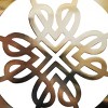 Slickblue Decorative Celtic Wall Art – Irish Steel Shamrock Leaf or Celtic Cross Design, 12", 5 Finishes - 3 of 4