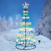 Collections Etc Christmas Tree with Solar Powered Lights Decoration - 3 of 3