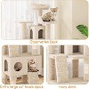 Tall Cat Tree Tower for Large Indoor Cats, Multi-Level Condo with Plush Perch & Sisal Posts - 3 of 4