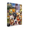 Trademark Fine Art -Howard Robinson 'Paris Dogs' Canvas Art - 4 of 4