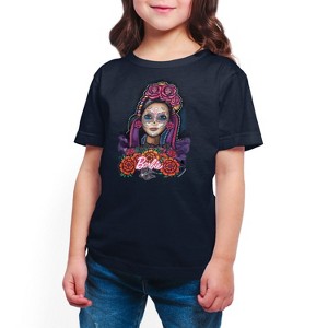 Girls' - Barbie - Hispanic Heritage Month Short Sleeve Graphic T-Shirt - 1 of 4