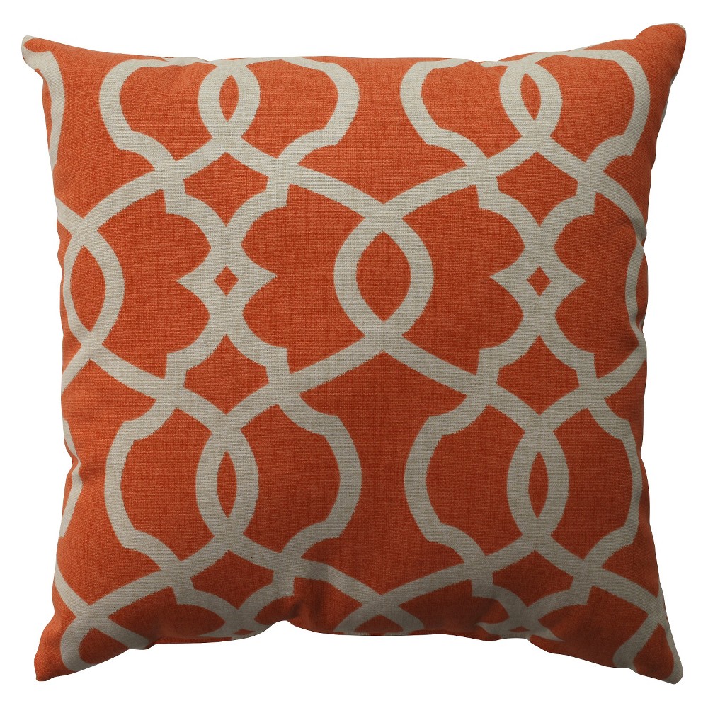 UPC 751379512792 product image for Tangerine Emory Throw Pillow 16.5