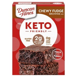 Duncan Hines Keto Friendly Chewy Fudge Brownie Mix, 10 oz, Pack of 4 - 1 of 1