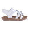 bebe Girls' Sandals - Cute and Comfy Toddler Girls' Summer Shoes, Perfect Beach Sandals for Toddlers with Charms and Flowers - 2 of 4