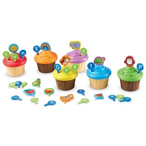 Learning Resources ABC Party Cupcake Toppers - 1 of 4