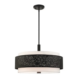 Livex Lighting Noria 5 - Light Chandelier in  Black - 1 of 2