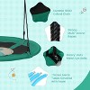 Costzon 40" Saucer Tree Swing for Kids, with 2 Carabiners, Adjustable Ropes, Waterproof 900D Fabric, Outdoor Round Swing (Green Dinosaur) - 4 of 4