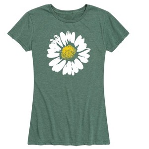 Women's - Instant Message - Big Daisy Short Sleeve Graphic T-Shirt - 1 of 4