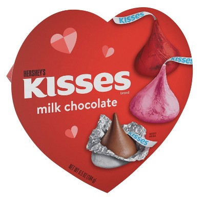 Hershey's Valentine's Day Milk Chocolate Kisses - 6.5oz