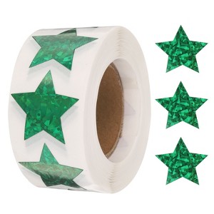 Unique Bargains DIY Crafts Homework Vinyl Self-Adhesive Waterproof Durable Star Stickers - 1 of 4