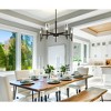 Urban Ambiance Luxury Mediterranean Indoor Chandelier,  16-3/4''H x 30"W x 30''D,  Matte Black Finish, UHP5073 - 2 of 4