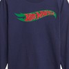 Boys' - Hot Wheels - Red and Green Christmas Lights Logo Long Sleeve Graphic T-Shirt - 2 of 4