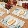 REGALWOVEN Placemats Set of 6 Linen Placemats, Washable Kitchen Table Mat, Seasonal Holiday Christmas Place Mats - 2 of 4