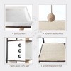 JUJABU Modern White Modern Cat Tower with 1 Caves,2 Scratching Posts - 4 of 4