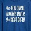 Men's - Instant Message - Best Christmas Gifts Fun Uncle Long Sleeve Graphic T-Shirt - 2 of 4