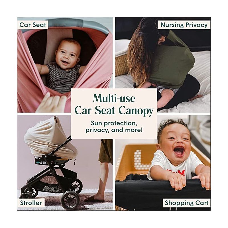 Simka Rose 6-in-1 Nursing Cover & Baby Car Seat Cover, 4 of 6
