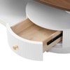 PAGED Modern Nesting Coffee Table Set of 2 Elegant Design Center Table with Metal Frame for Living Room, Office - 3 of 4