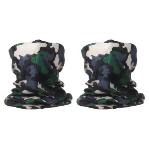 Unique Bargains Breathable Elastic Cycling Fishing Sport Neck Gaiter Face Masks 2 Pcs - 1 of 4