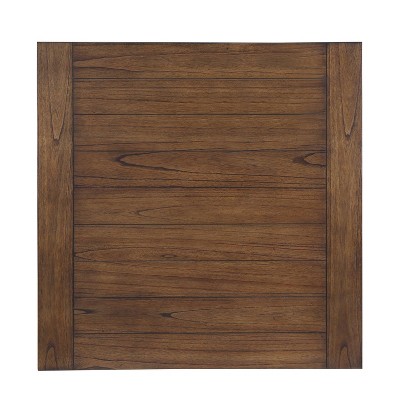 Westlake Brown Wood 5-Piece Counter Height Dining Set