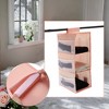 Unique Bargains 2-Shelf Closet Hanging Organizer with Magic Tapes - 4 of 4