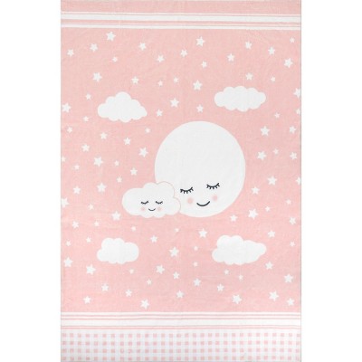 nuLOOM Peaceful SpinClean Machine Washable Stain-Resistant Area Rug