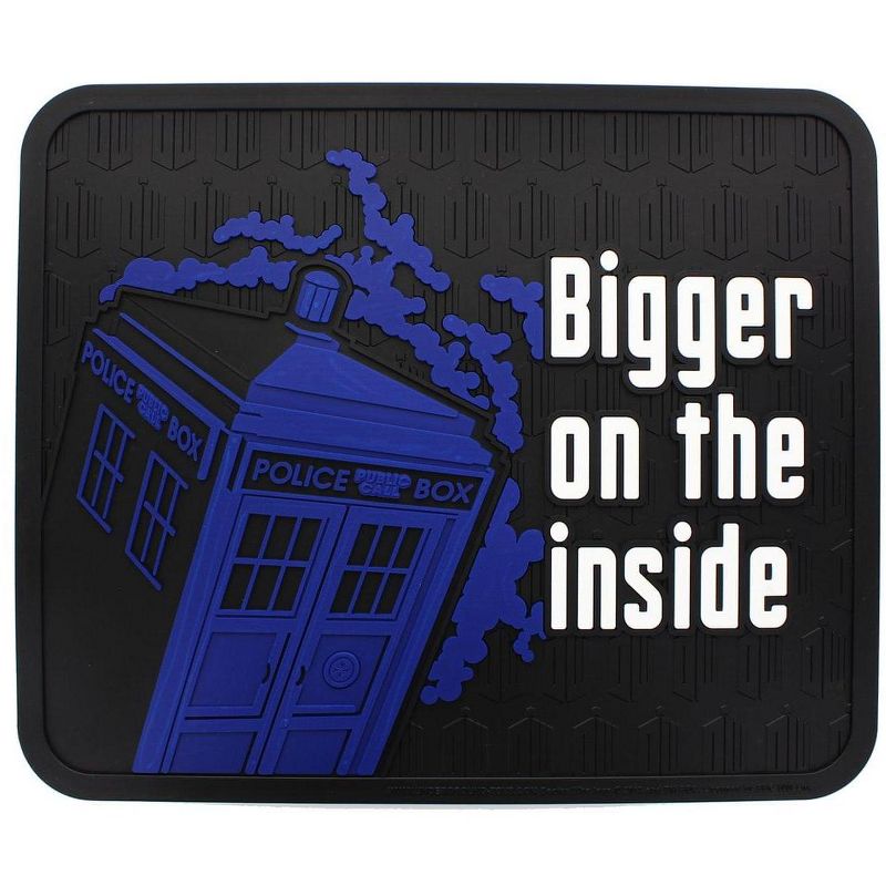 Seven20 Doctor Who TARDIS Bigger on the Inside 16" x 13.5" Rubber Mat, 1 of 2