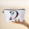 Unique Bargains Large Capacity Zipper Personalized Small Makeup Bag White - 4 of 4