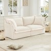 NicBex Couches for Living Room Single Deep Seat Sofa Couch Fabric Slip-covered Armchair with 1 Big Back Cushion and 2 Big Toss Pillows - 4 of 4