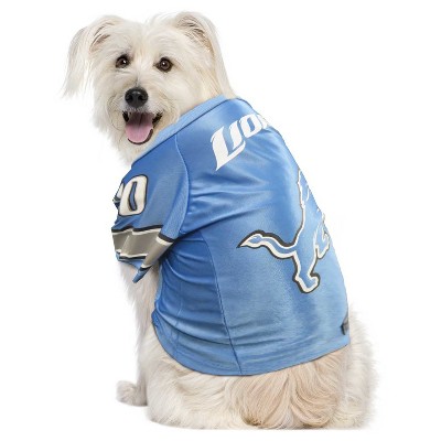 detroit lions dog jersey