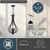 VAXCEL Monrovia 3 Light Bronze Open Cage Teardrop Pendant Light - 4 of 4